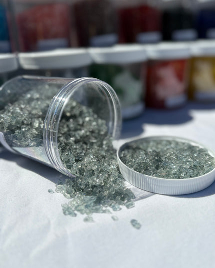 Grey Crushed Glass / 1 lb