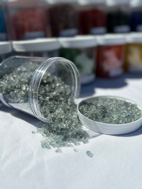 Grey Crushed Glass / 1 lb