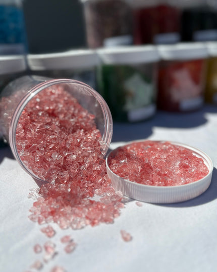 Watermelon Red Crushed Glass / 1 lb