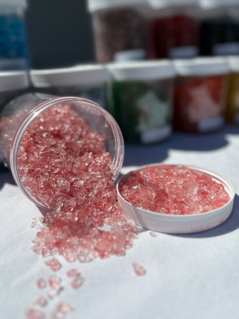 Watermelon Red Crushed Glass / 1 lb