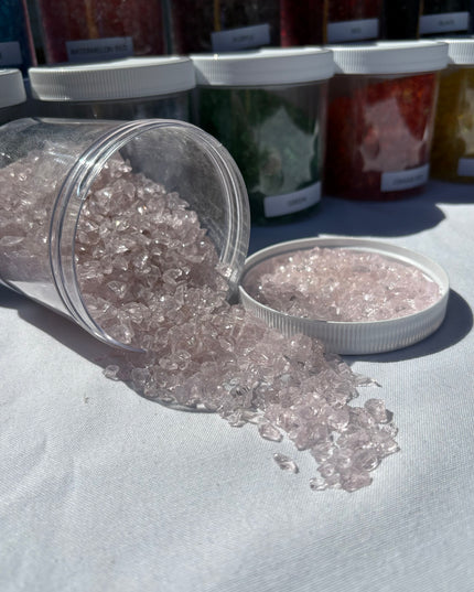 Pink Crushed Glass/1 lb