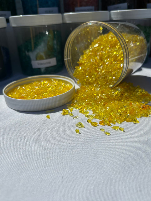 Yellow Crushed Glass / 1 lb