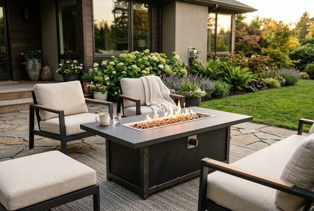 Fire table lifestyle image